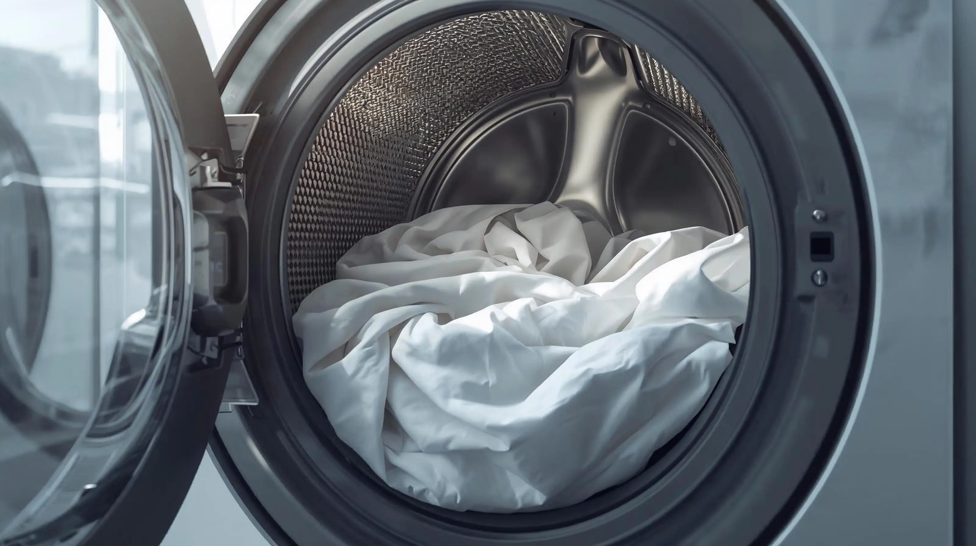 Proses pencucian bedcover